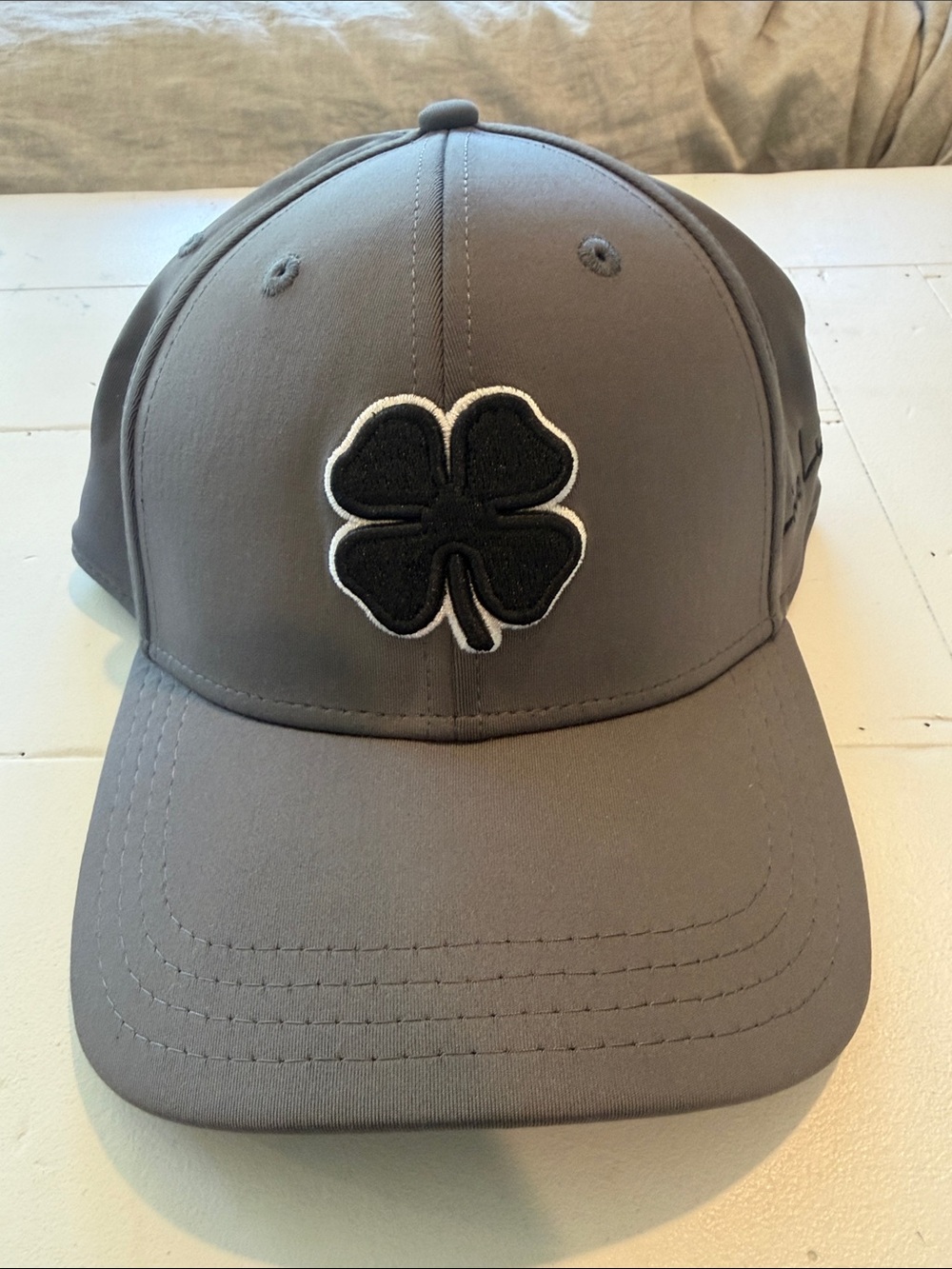 Golf Hat Gray Clover Baseball Cap - Unbranded